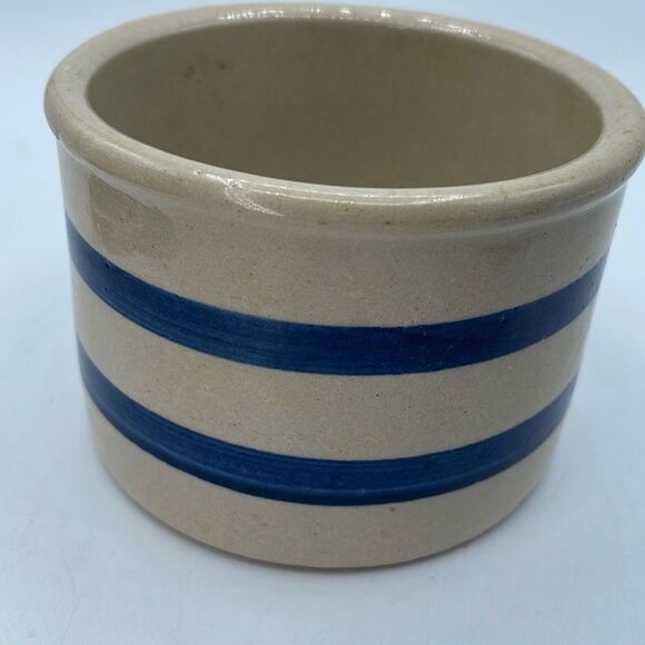 Robinson Ransbottom Roseville Pottery Crock 1 PT utensils holder - Picture 1 of 9